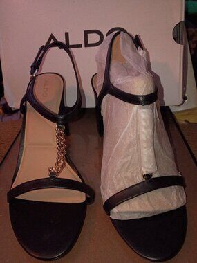 New with box and tags Aldo Women's Clelia Heeled Sandals in black, size 11